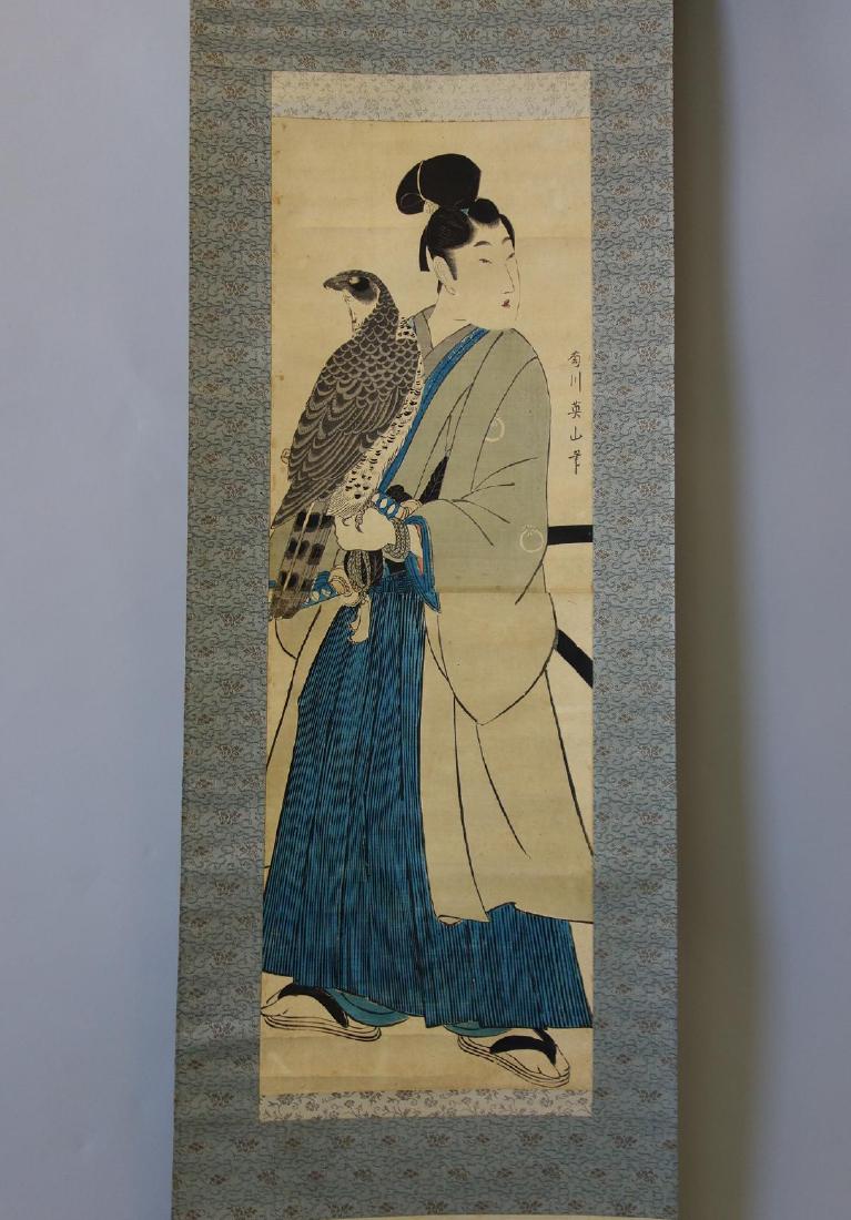 Kikukawa Eizan (1787-1867) Woodblock Scroll (1 of 5)