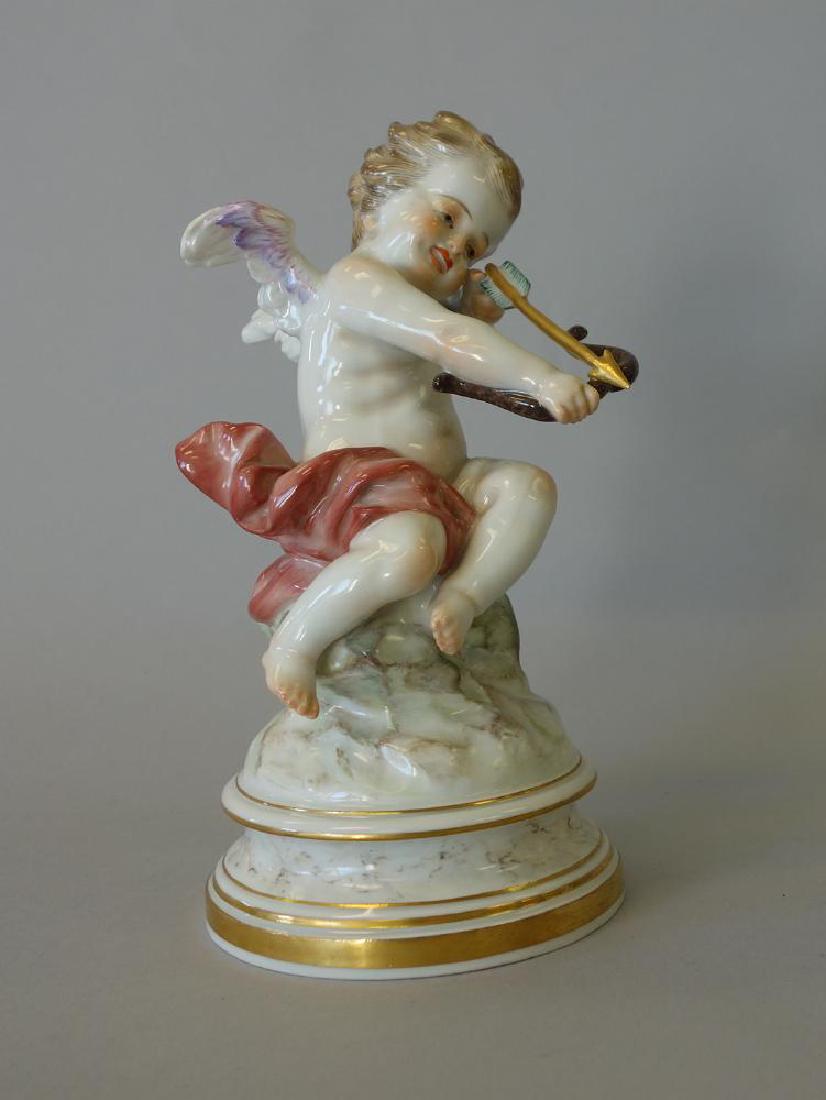 Meissen, Cupid As Archer With Bow & Arrow, L104 (1 of 4)