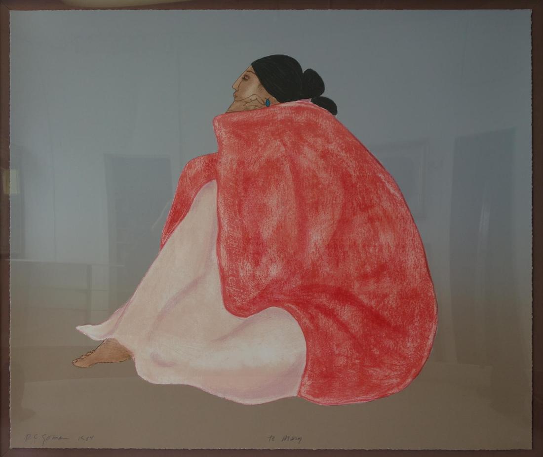 R C Gorman (1932-2005) Janis, Dedicated to Mary (1 of 5)