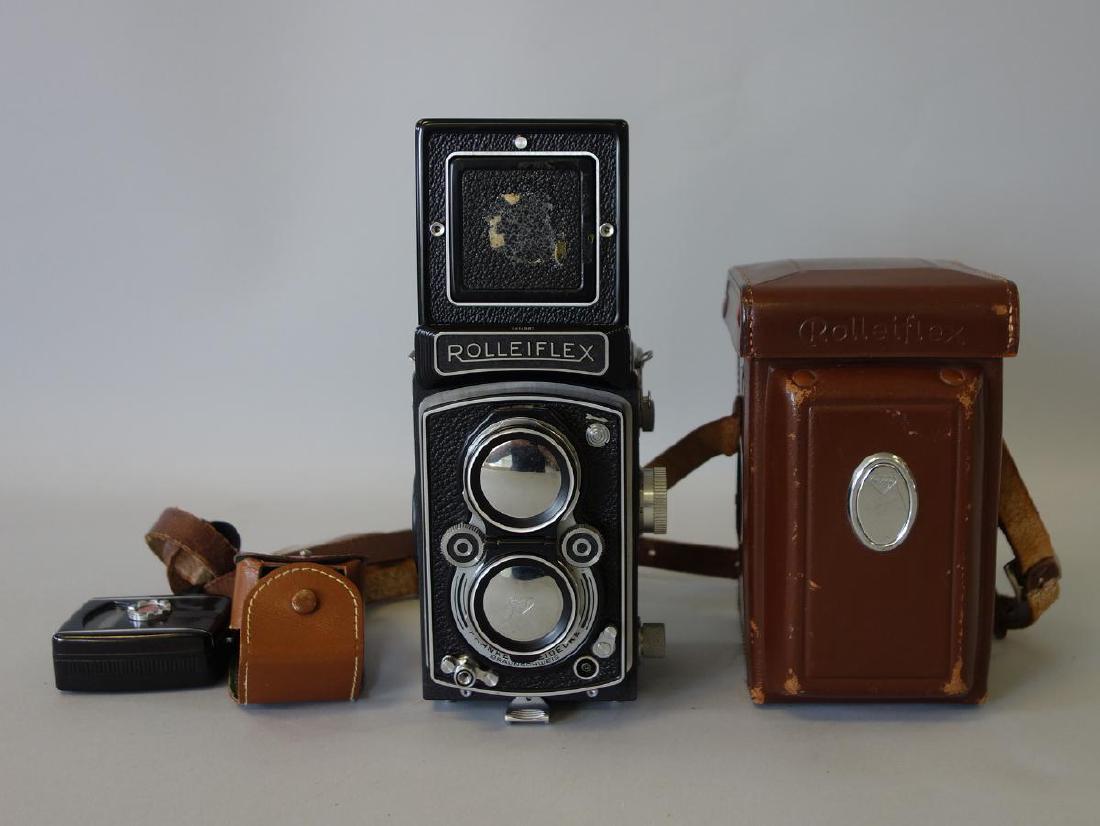 Rolleiflex Franke & Heidecke Camera + Case & Meter (1 of 9)