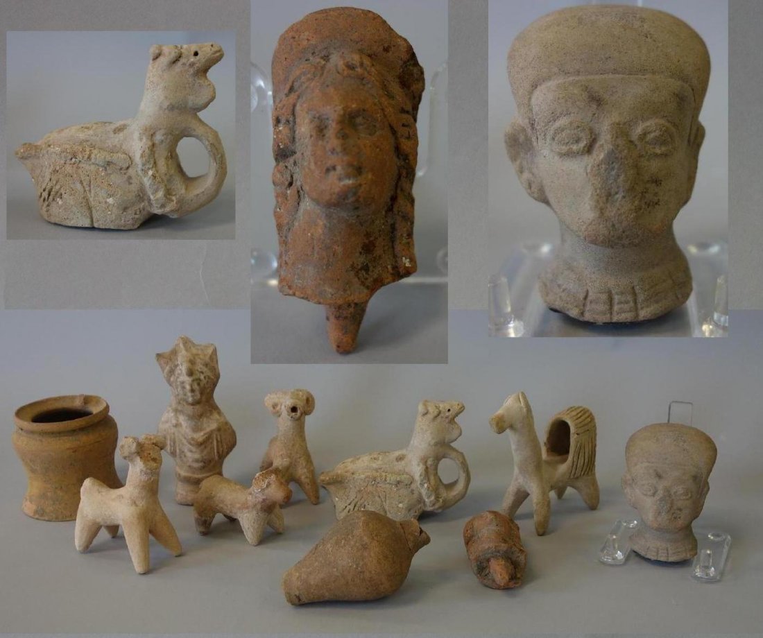 10 Ancient Roman & Pre-Columbian Objects (1 of 10)
