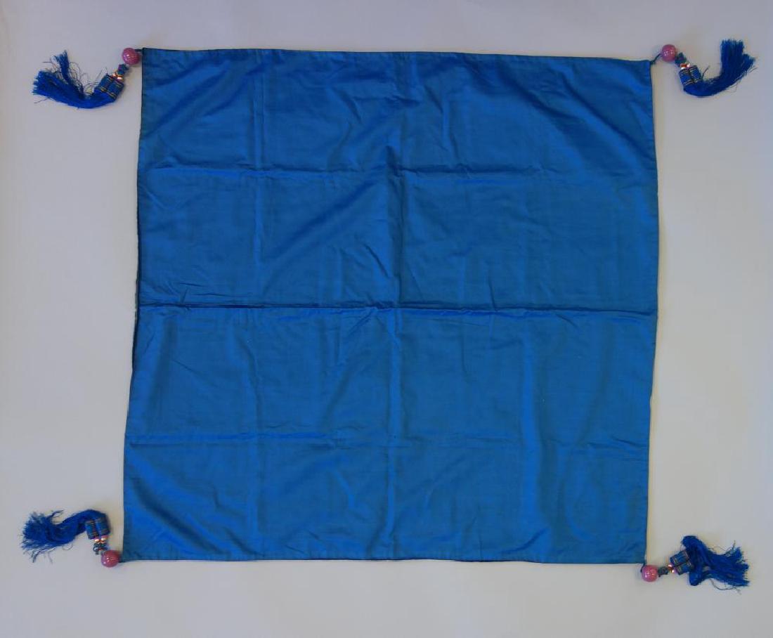 Chinese Mahjong Table Cover, Peking Glass Tassels (1 of 4)