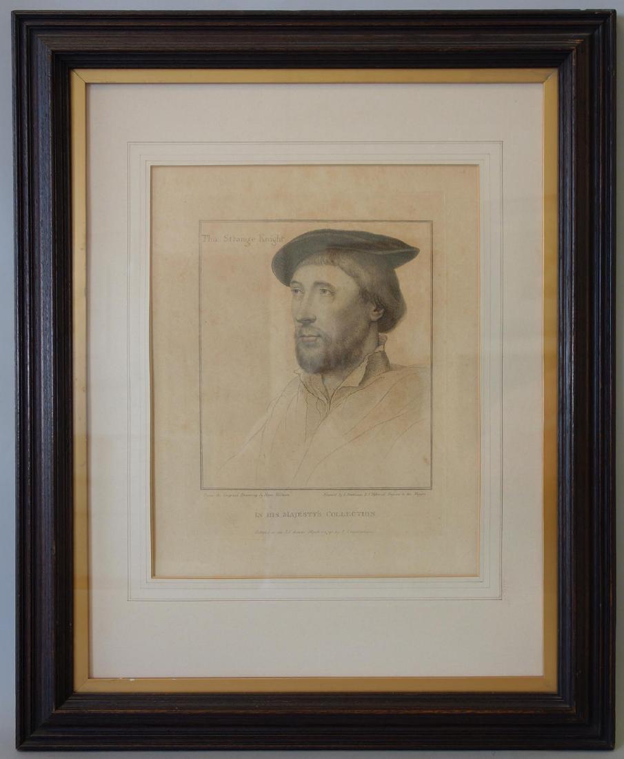 Hans Holbien Engraving Tho Strange Knight (1 of 4)
