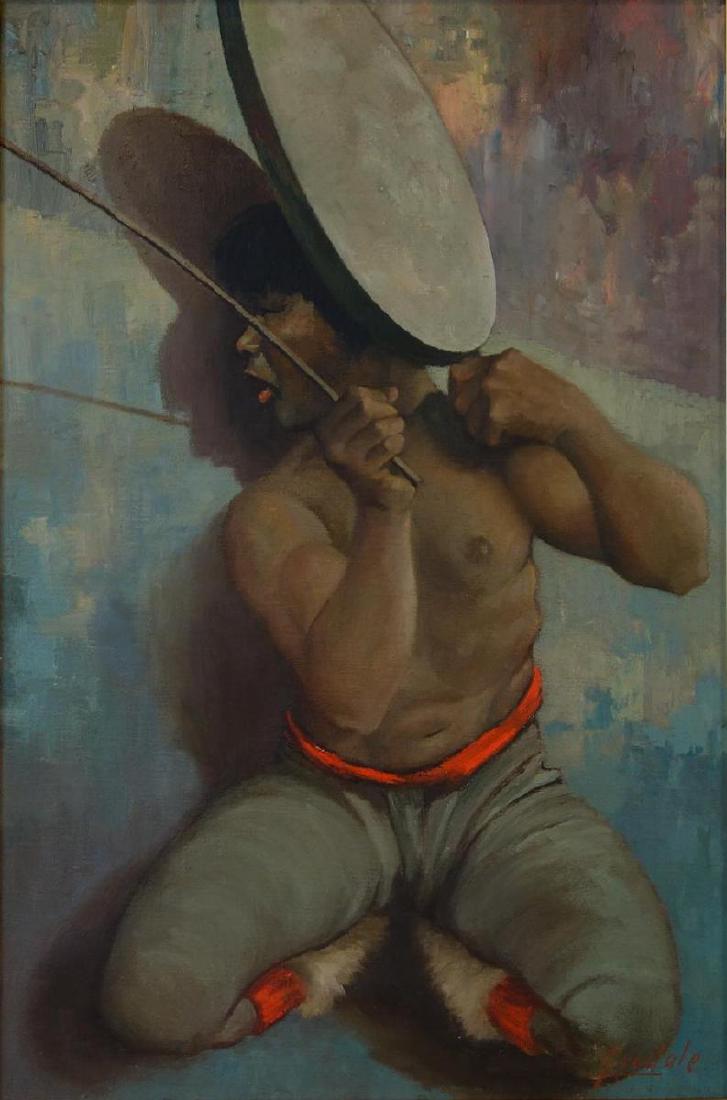 Harvey Goodale (1900-1980) Inuit Drum Dancer (1 of 3)