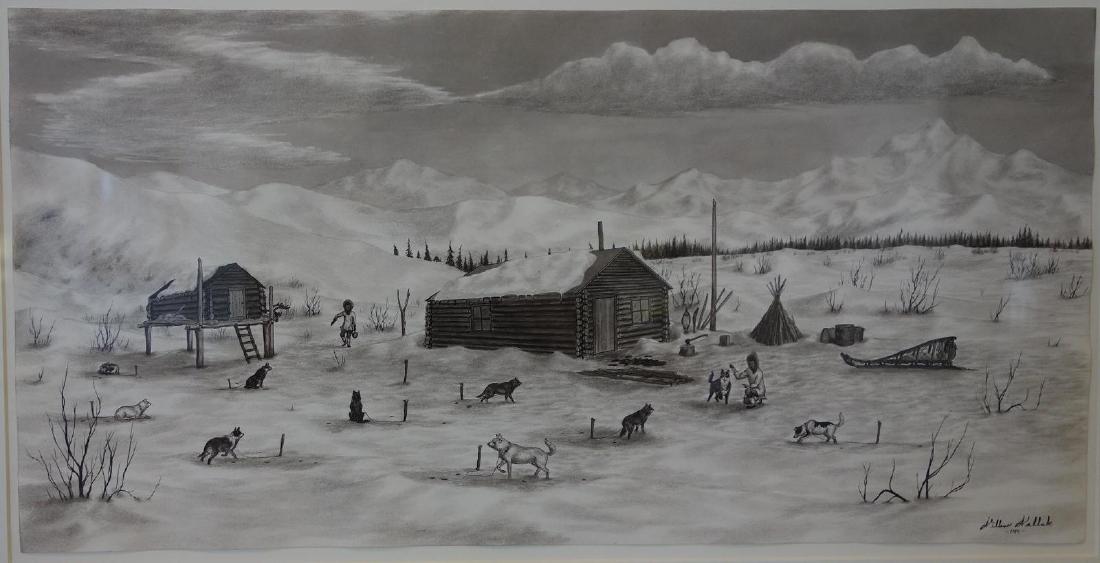 Wilbur Walluk (1928-1968) Alaska Camp, 1950 (1 of 3)