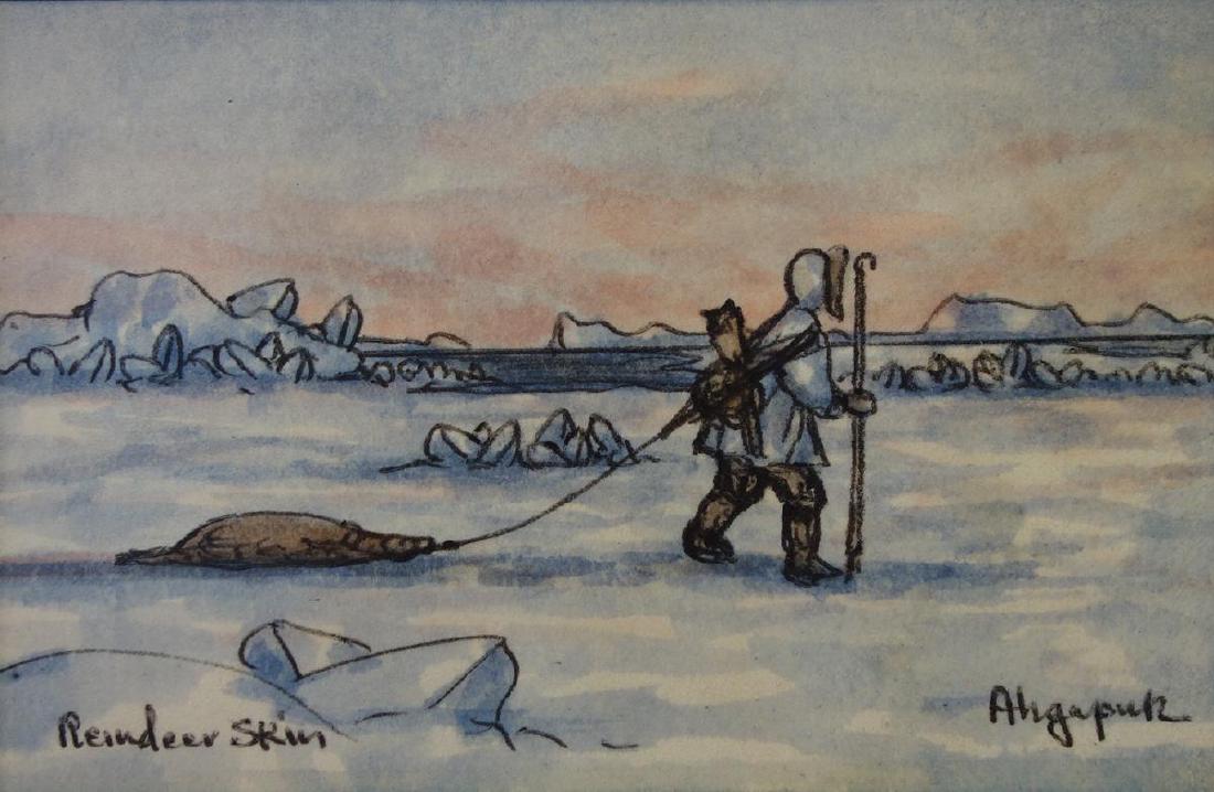 George Ahgupuk (1911-2001, Alaska) Hunting (1 of 3)