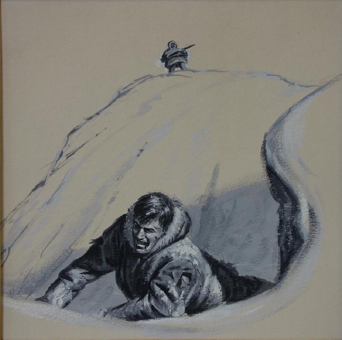 American School, Jack London Book Illustration (1 of 5)