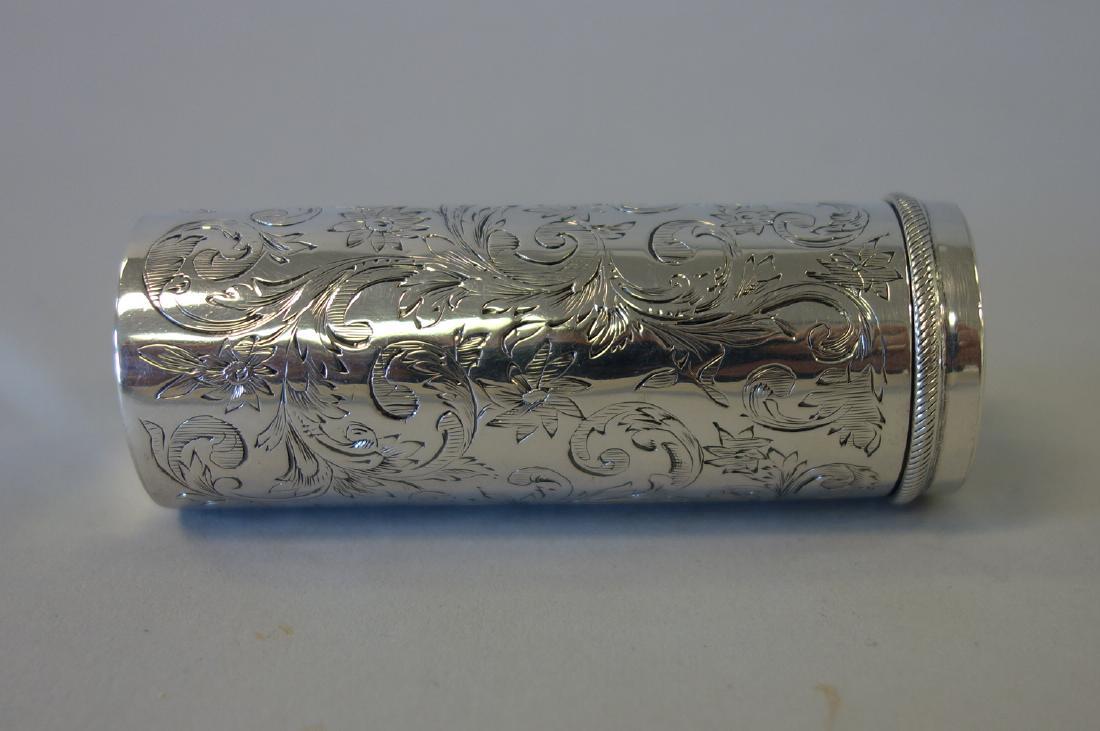Continental Silver Nutmeg Grater, Christmas 1850 (1 of 4)