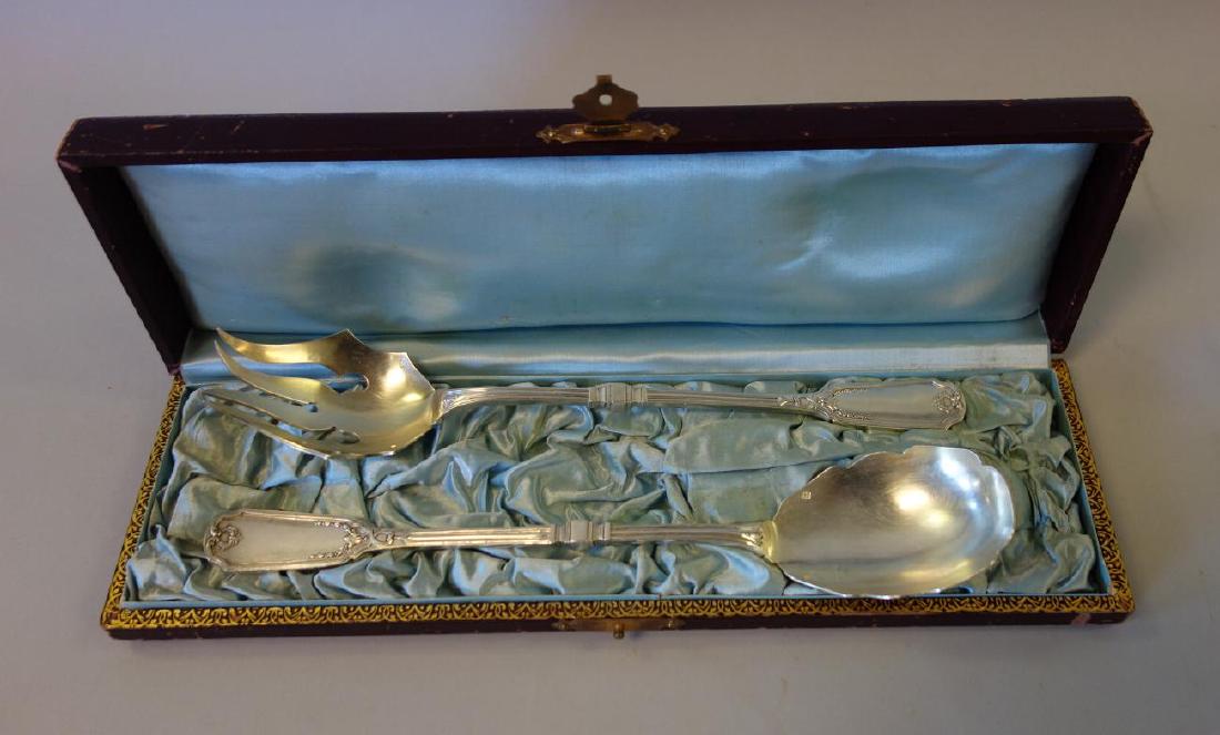 French Silver 2-Piece Salad Serving Set (1 of 3)