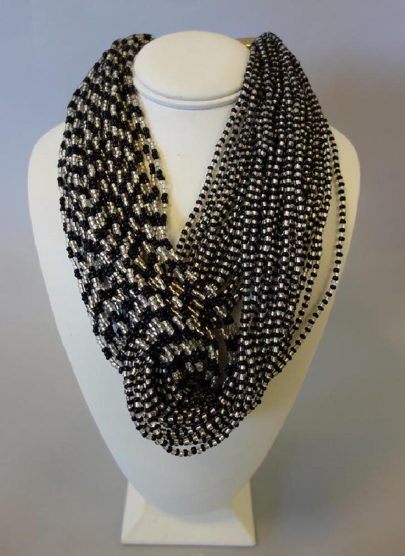 African Multi Strand Beaded Necklace (1 of 2)