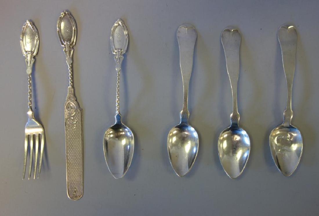 Coin Silver, Charles Hale, Maine & J.W. Tucker, SF (1 of 2)