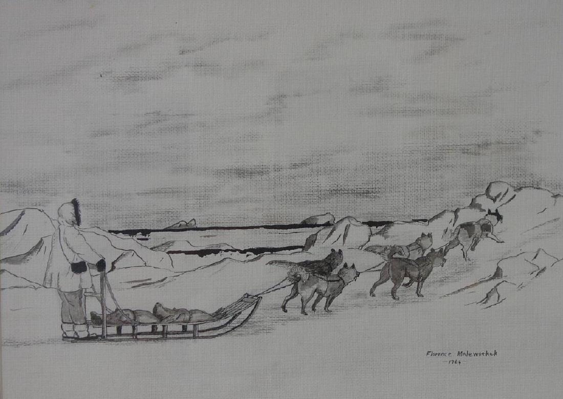 Florence Nupok Malewotkuk (1906-1971) Seal Hunt (1 of 3)