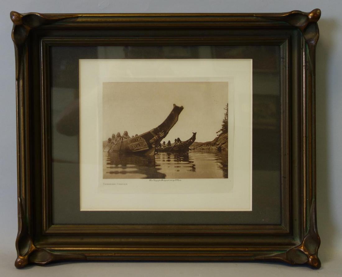Edward S. Curtis (1868-1952) Tenaktak Canoes (1 of 2)