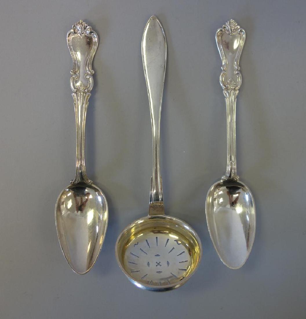 Swedish Silver Tea Ladle & Spoons (1 of 2)