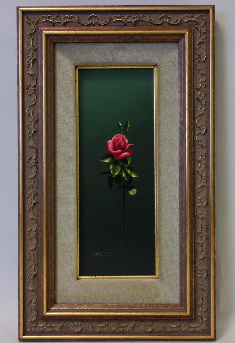 Gerald Stinski (b-1929) Still Life, Long Stemmed Roses (1 of 3)