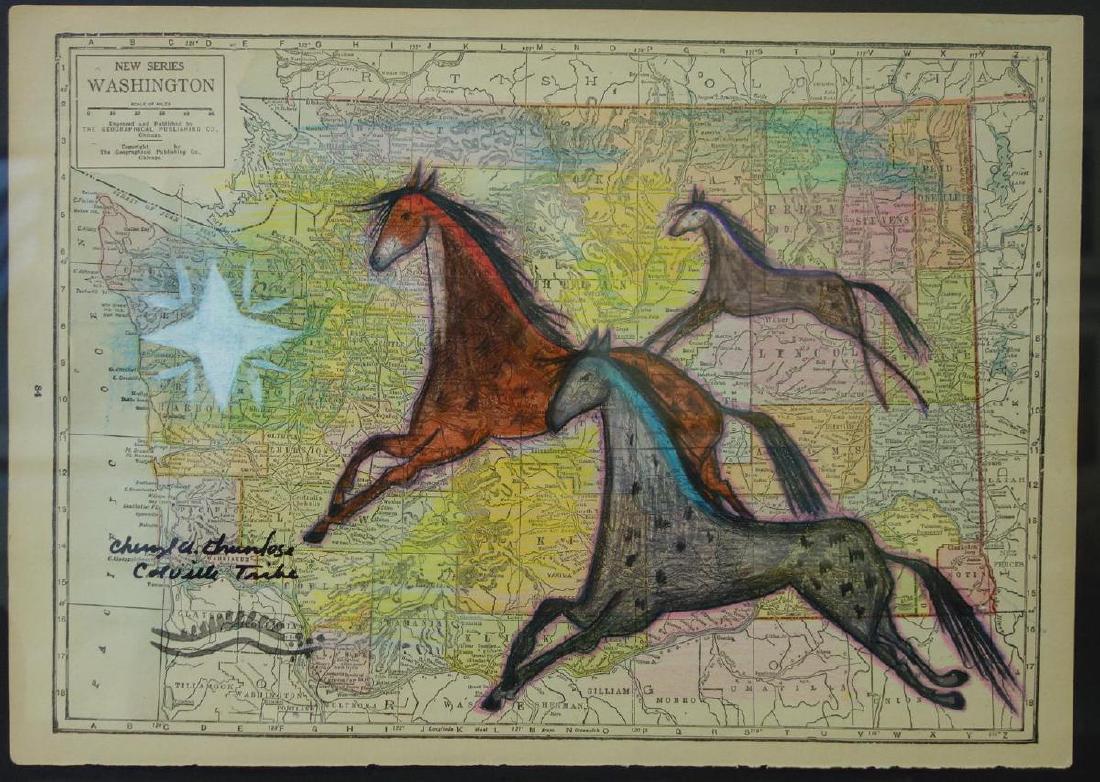 Native American Ledger Art, Cheryl Grunlose (1 of 5)