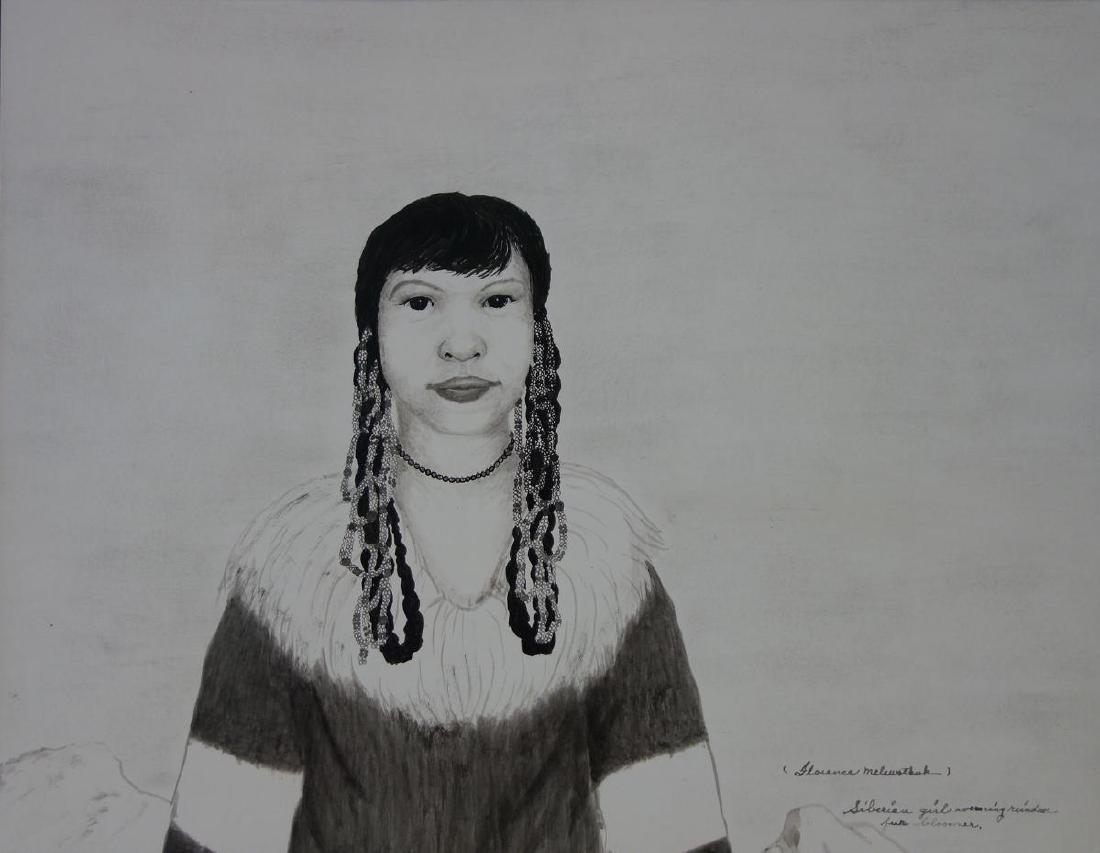 Florence Malewotkuk (1906-1971) Siberian Girl (1 of 4)