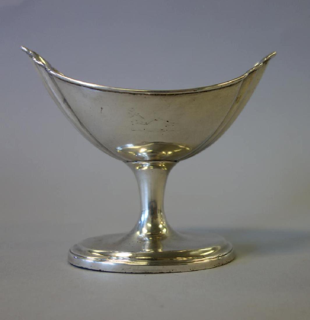 Irish Sterling Pedestal Salt Cellar, 1799 (1 of 3)