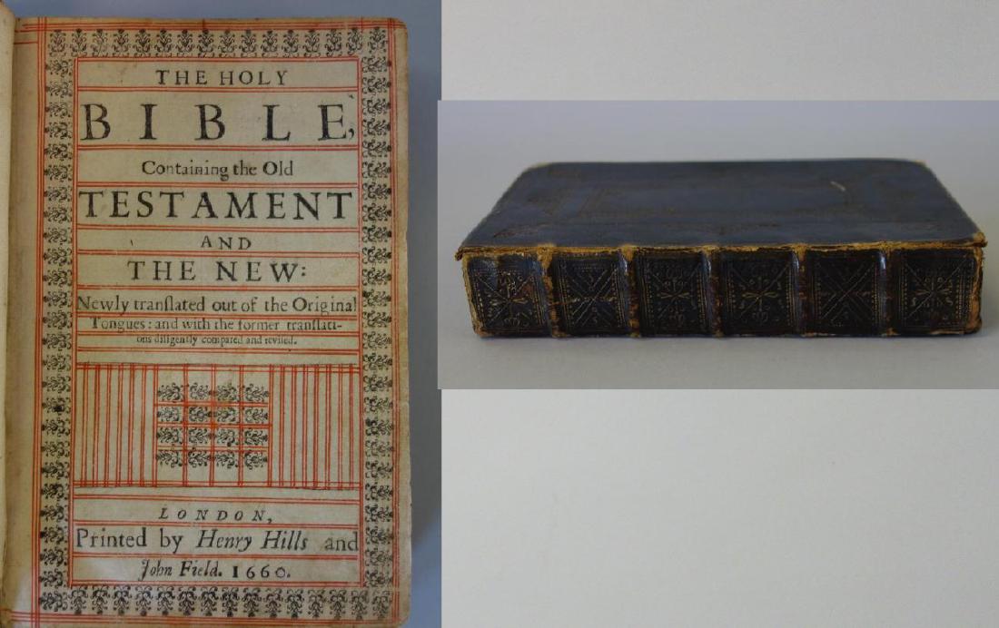 The Holy Bible, Henry Hills & John Field, 1660 (1 of 7)