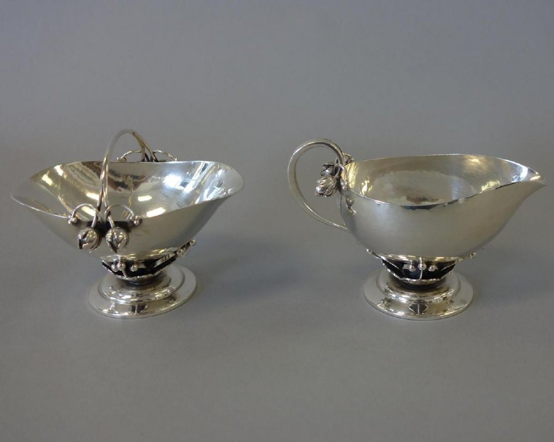 Jensen Sterling Creamer & Sugar, 235A