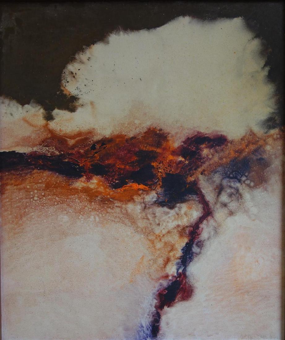 Earl Biss (1947-1998) Mind Crow #1, Oil on Canvas (1 of 4)