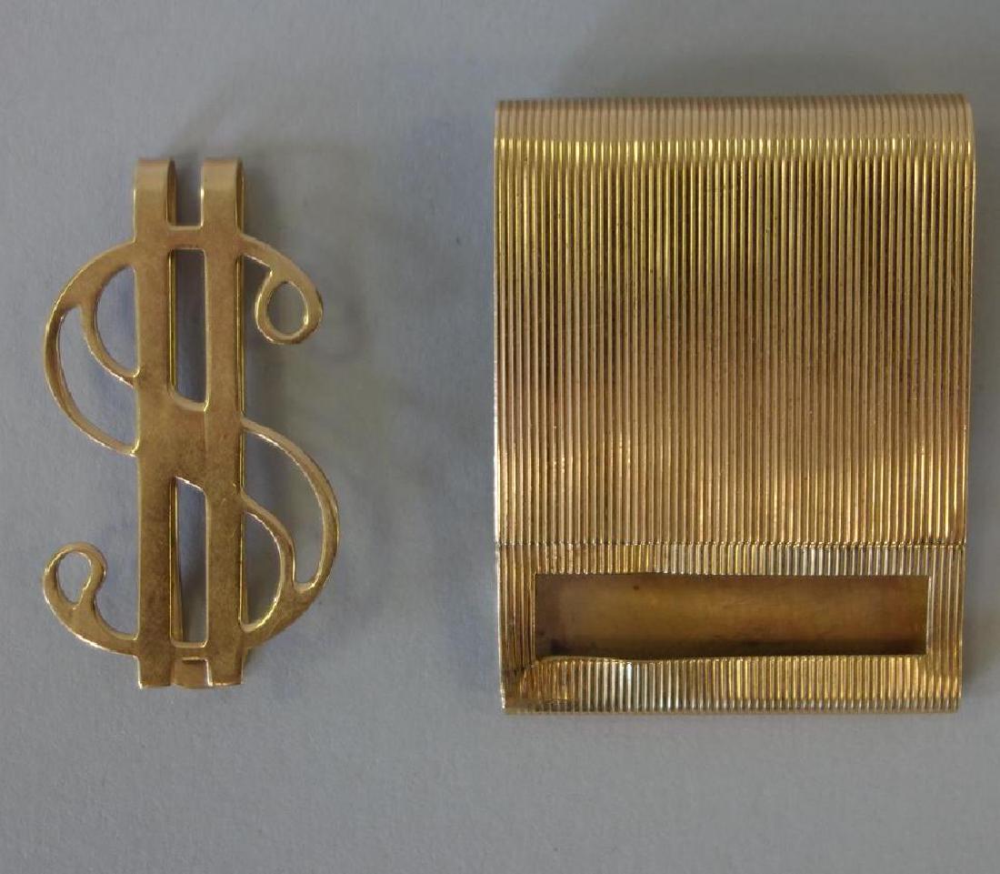 14K Gold Matchbook Cover & Money Clip (1 of 3)