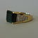 14K Gold Tourmaline & Diamond Ring - 2