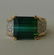 14K Gold Tourmaline & Diamond Ring - 3