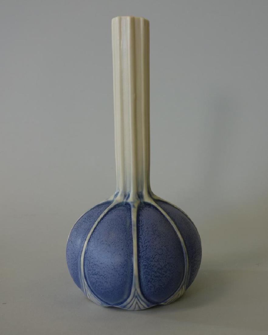 Studio Pottery Ceramic Bulbous Vase, Signed (1 of 2)