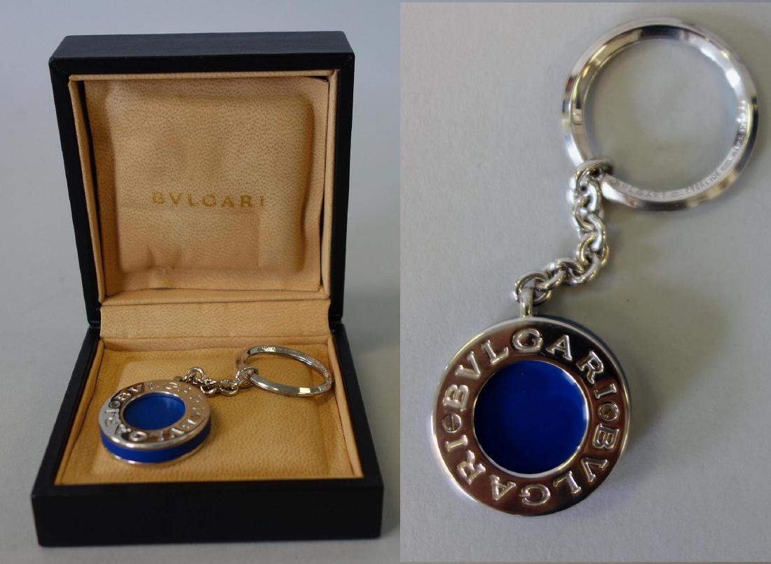 Bvlgari Sterling Key Chain & Presentation Case (1 of 5)
