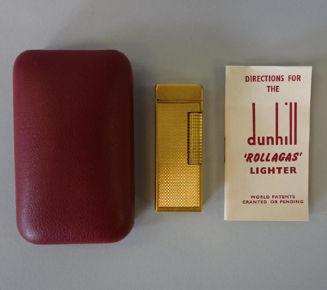 Vintage Dunhill Rollagas Lighter & Case (1 of 4)