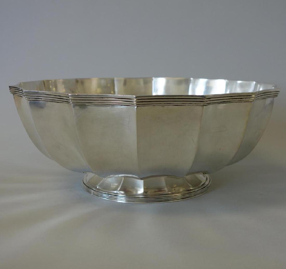Portuguese Silver Monteith Centerpiece Bowl (1 of 3)