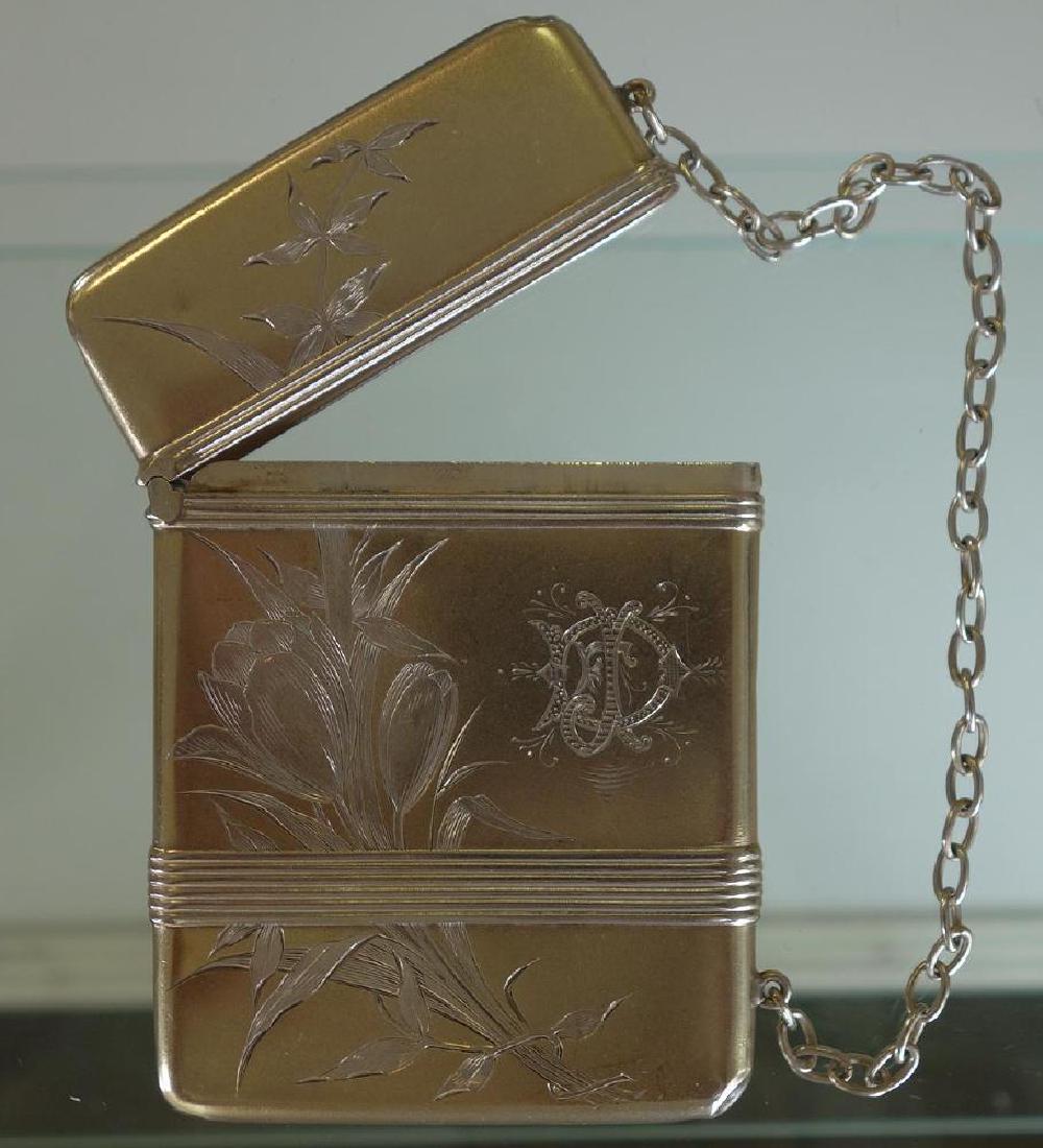 Sterling Card Case, Whiting Mfg Co (1 of 2)