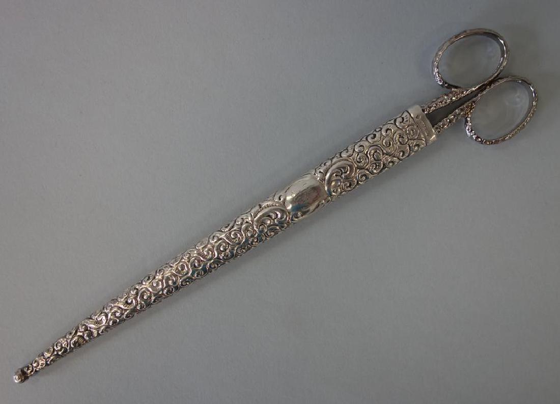Sterling Scissors with Sheath (1 of 3)