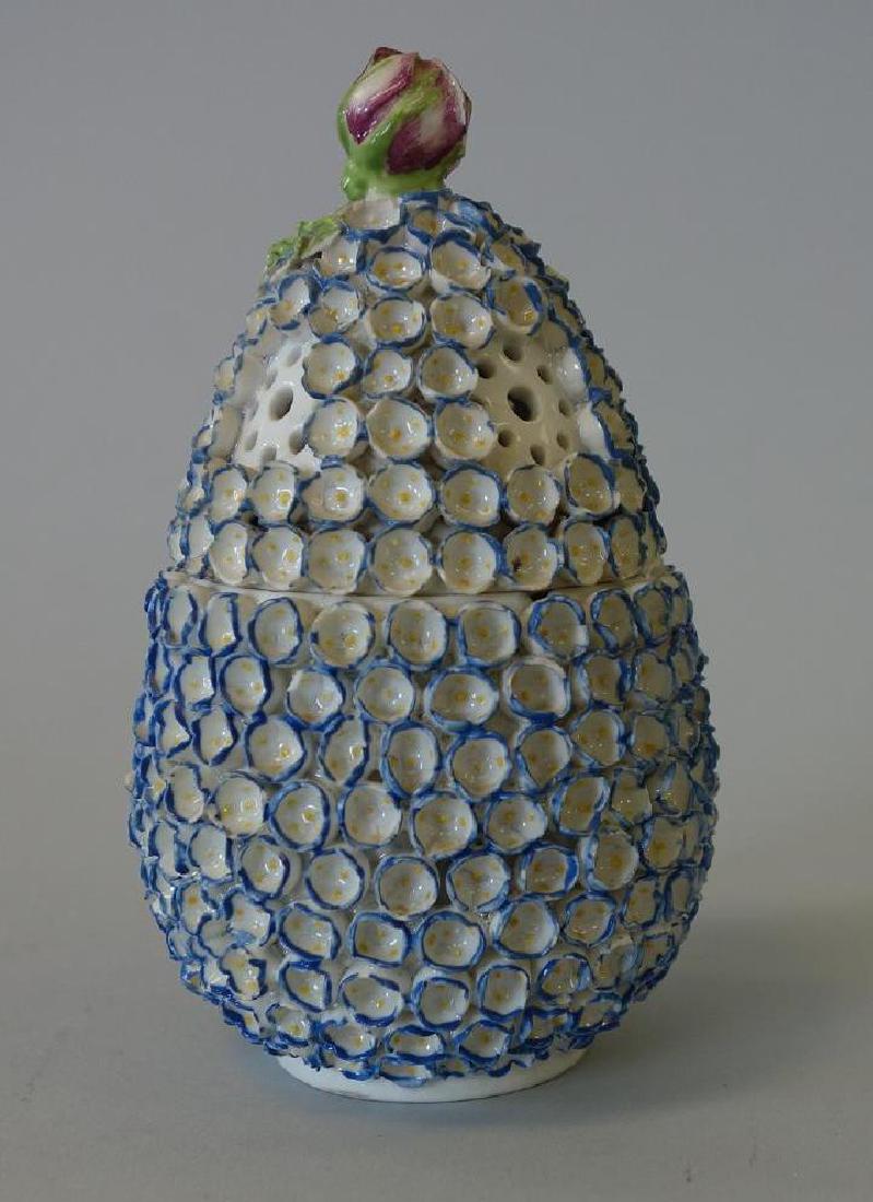 18thc Chelsea Porcelain Potpourri Jar (1 of 5)