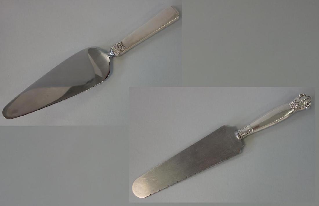 Sterling Pie & Pastry Knife, Danish Modern, Web (1 of 5)