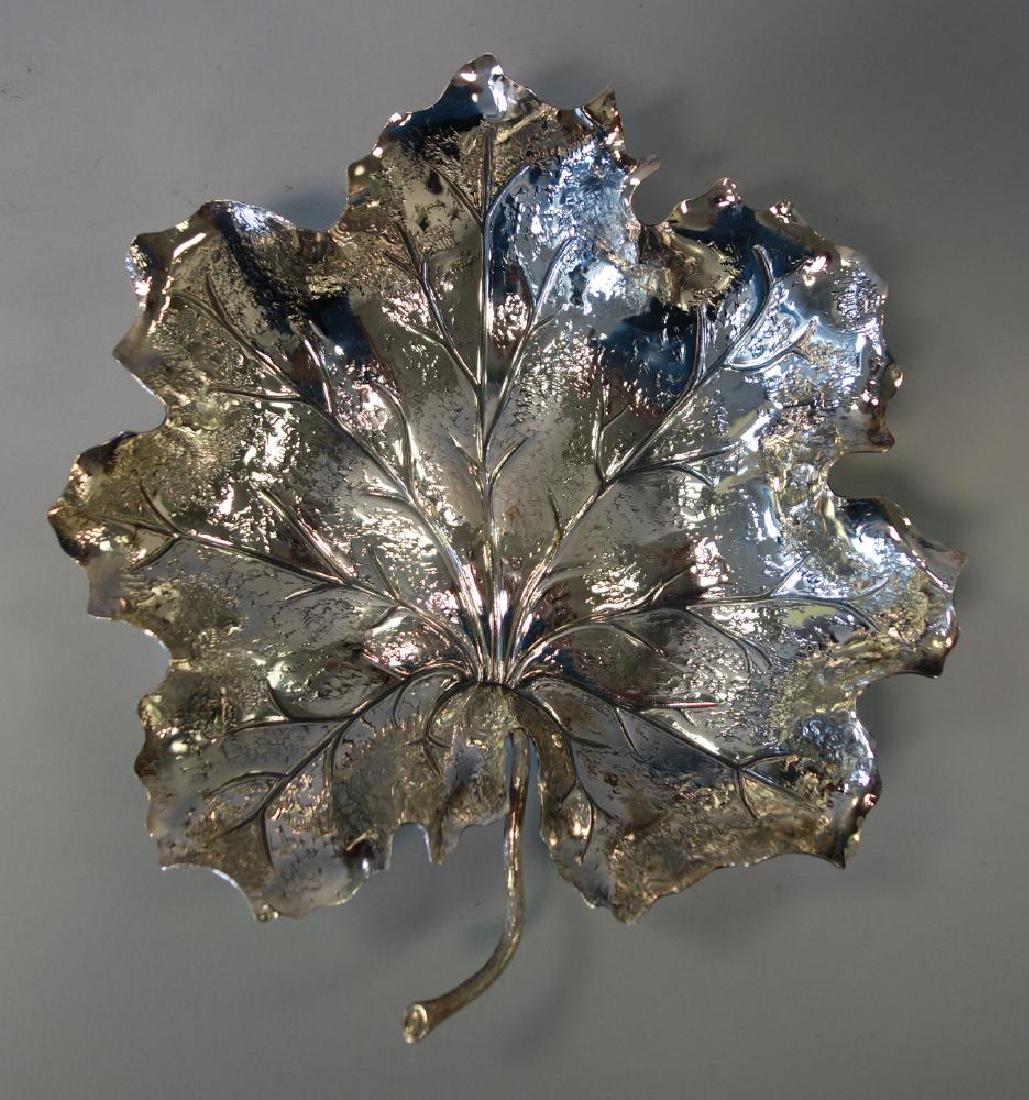 Gianmaria Buccellati Sterling Leaf Formed Dish (1 of 4)