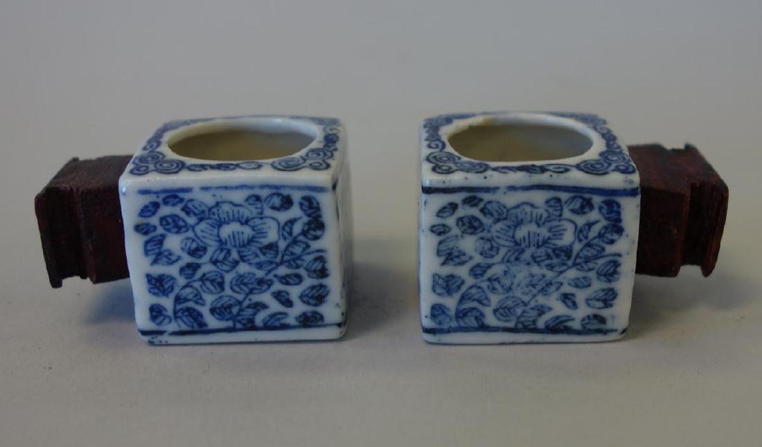 Chinese Porcelain Bird Feeders, Gen Stilwell (1 of 3)