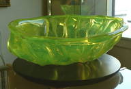 William Morris (b-1957) Uranium Yellow Rope Bowl