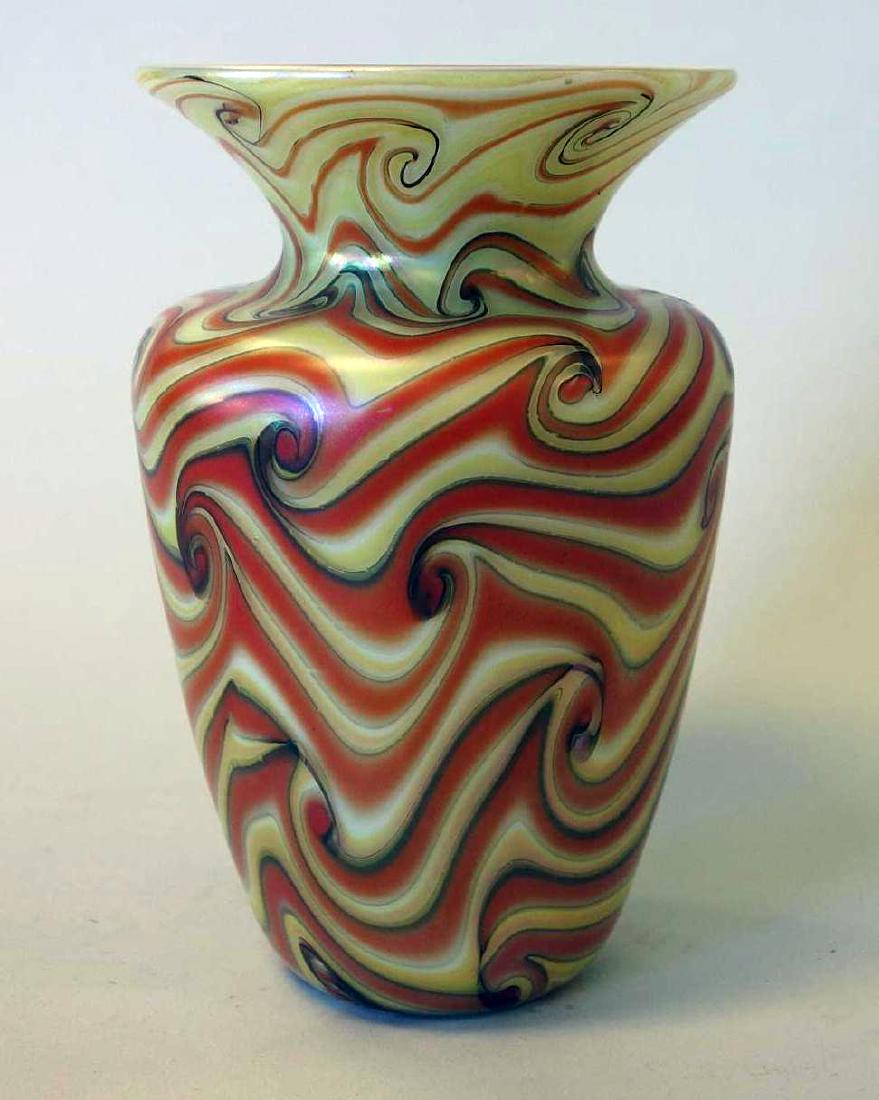 Durand Iridescent Cased Art Glass Vase (1 of 5)
