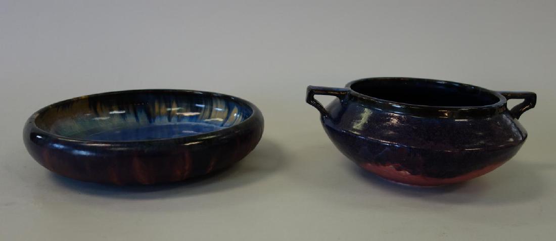 2 Fulper Pottery Bowls, Cat's Eye & Drip Glaze (1 of 6)