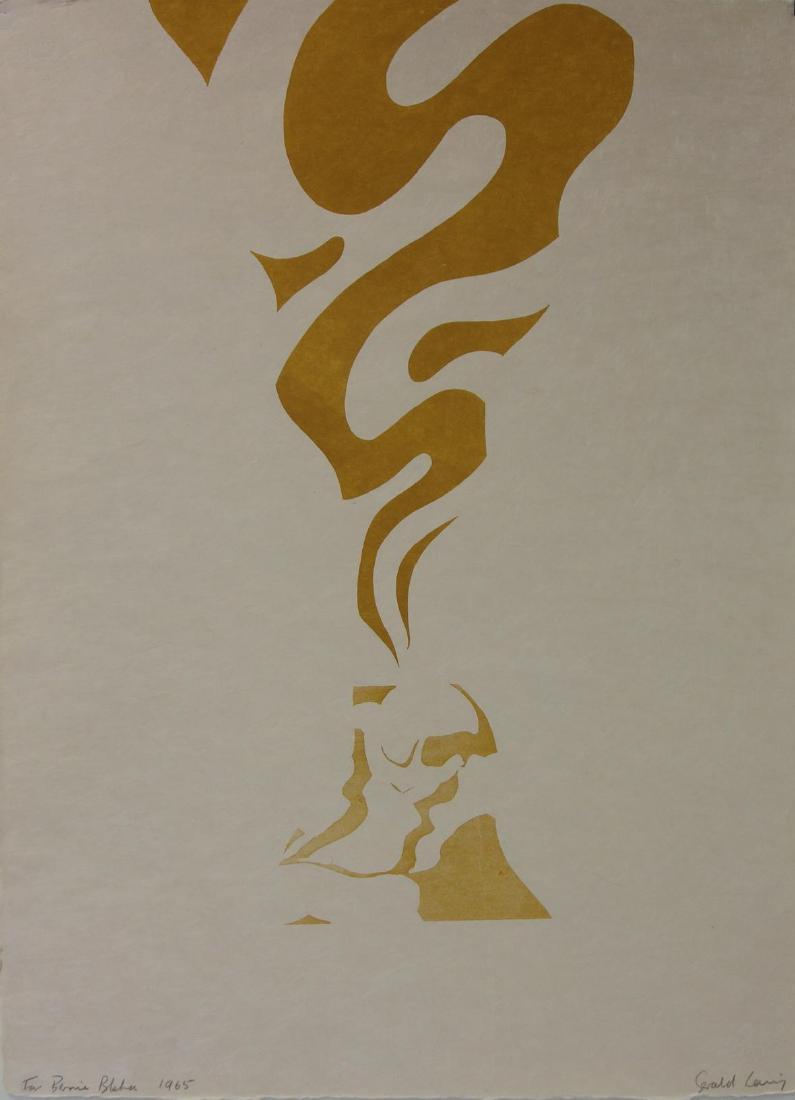 Gerald Laing (1936-2011) Gold Spin Pile, Tamarind (1 of 3)