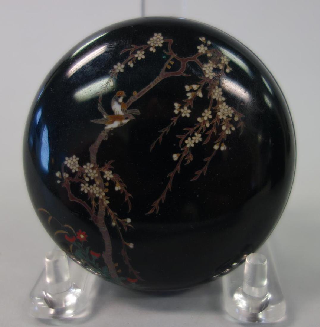 Fine Japanese Cloisonne Ink Paste Box (1 of 4)