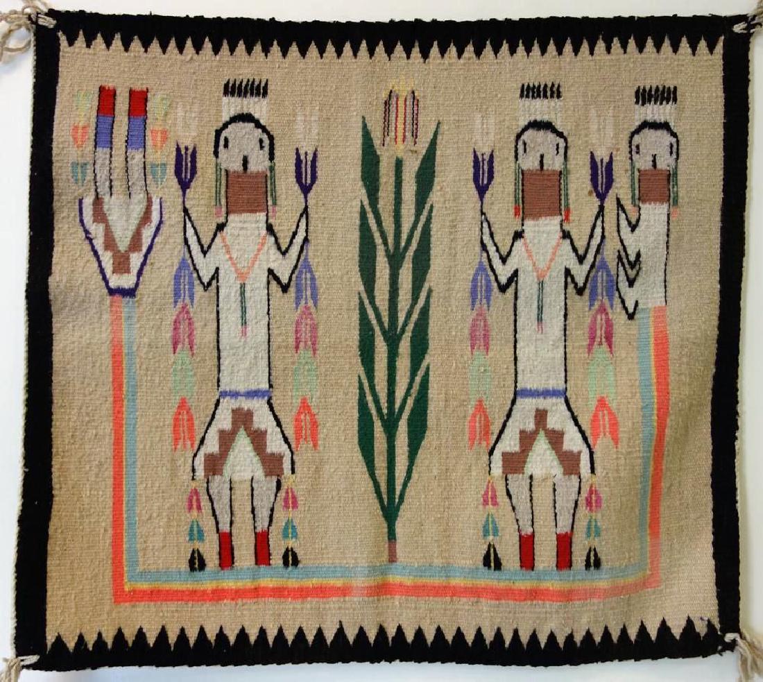 Navajo Yei Rug Weaving