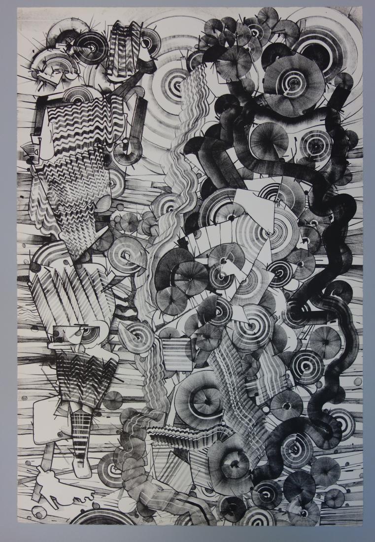 Lee Mullican (1919-1998) Bon A Tirer Tamarind 1213 (1 of 3)