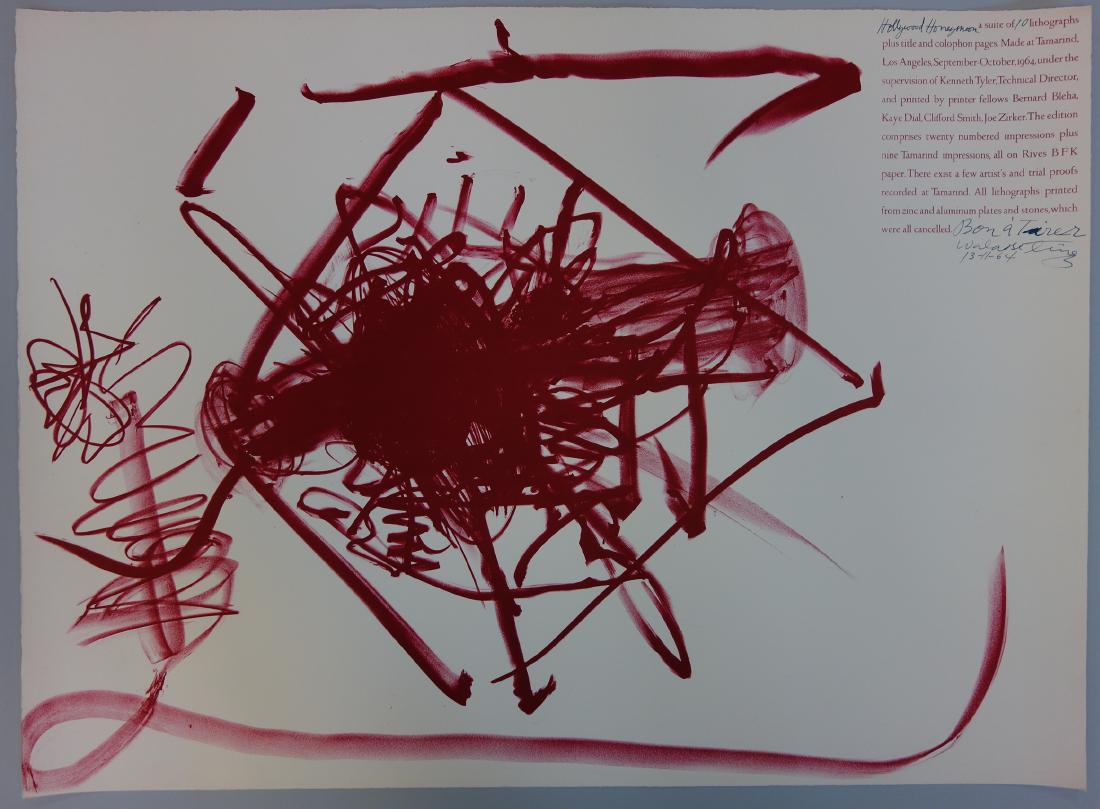 Walasse Ting, Bon A Tirer, Hollywood Honeymoon (1 of 2)