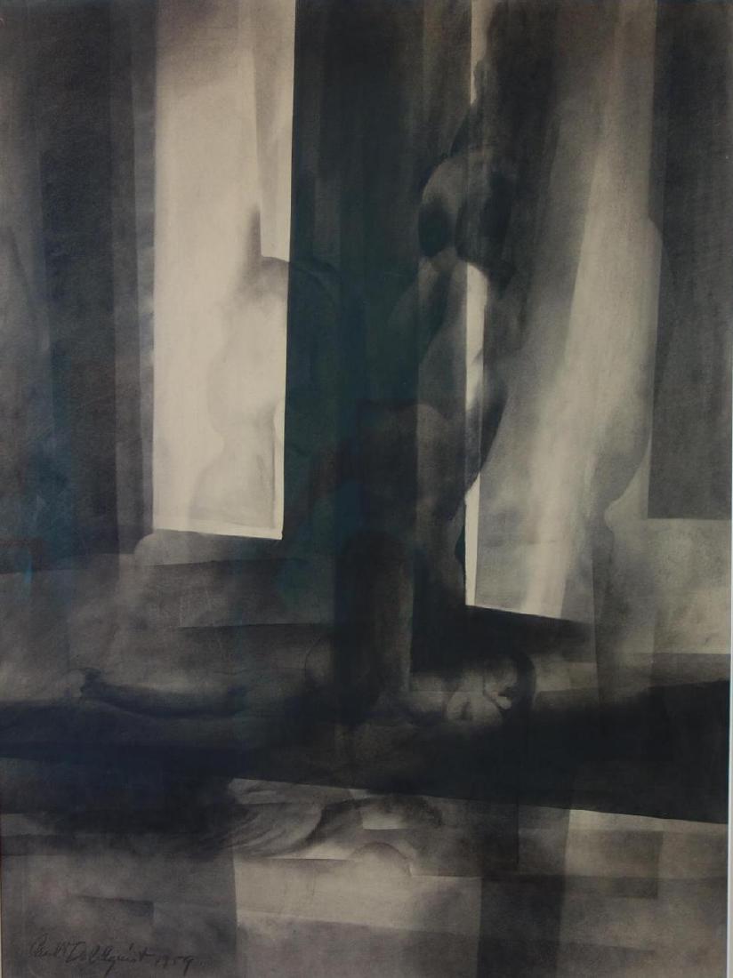 Paul Dahlquist (b-1929) Gymnast, 1959, Abstract (1 of 4)