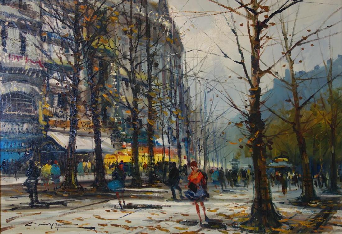 R. Champignon (b-1918 France) Paris Cityscape (1 of 4)