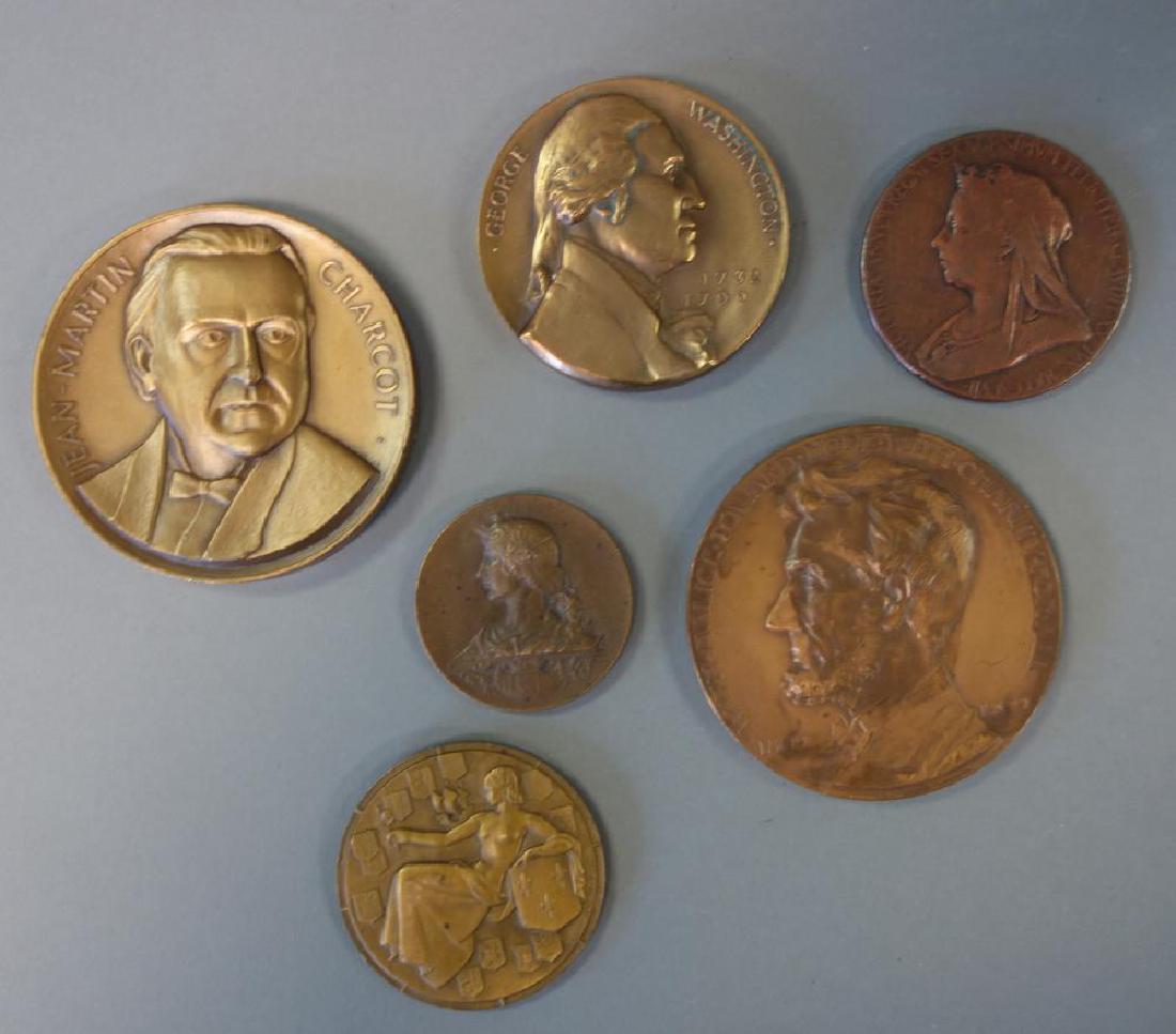 Bronze Medals, Ild de France, Victoria, Lincoln + (1 of 2)