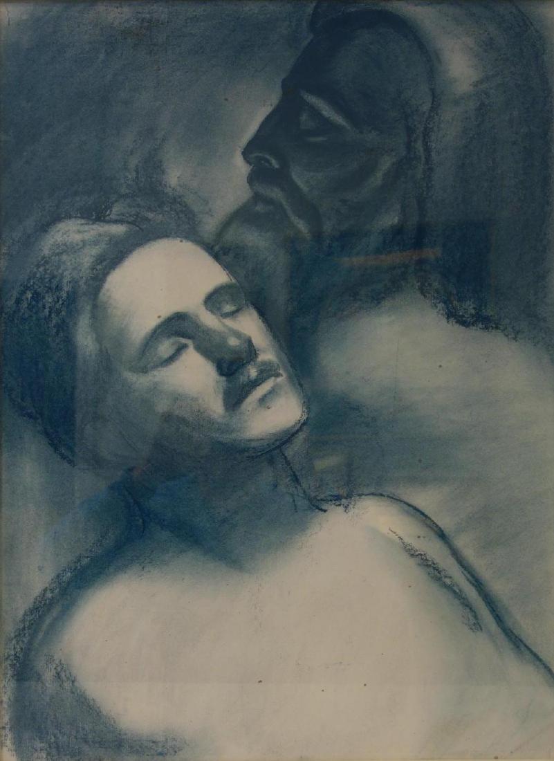 Mark Tobey (1890-1976) Early Self Portrait (1 of 5)